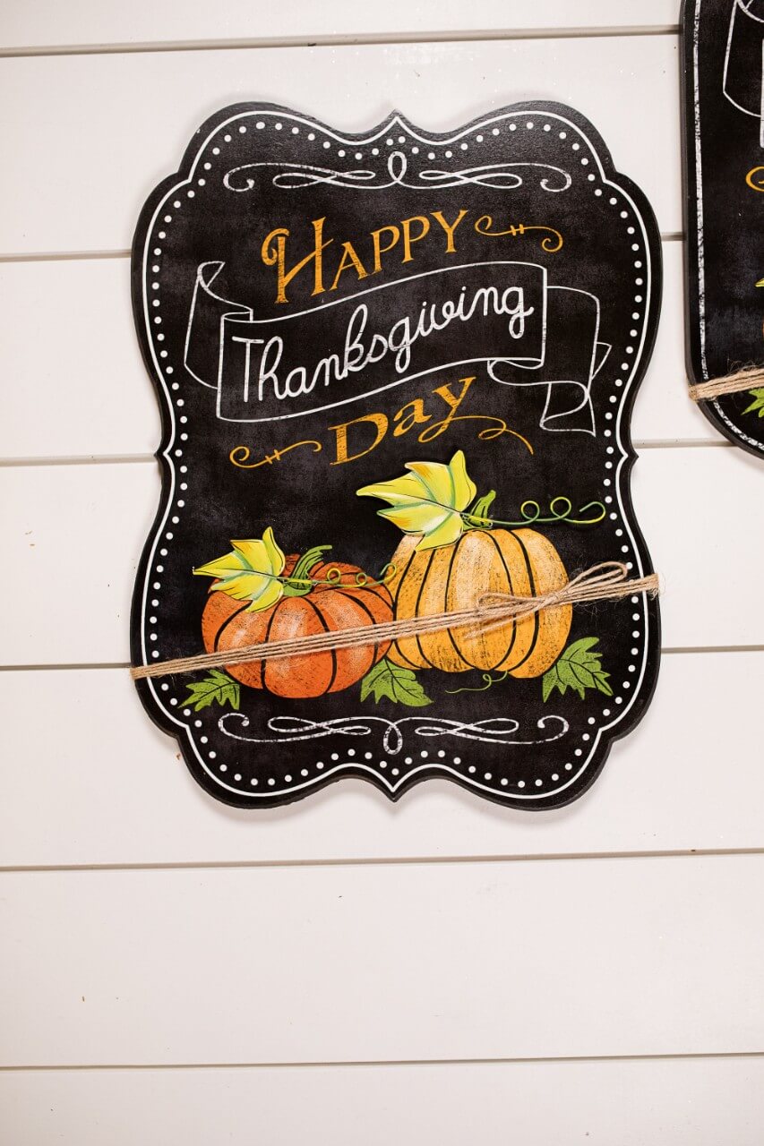 Thanksgiving Chalkboard Sign