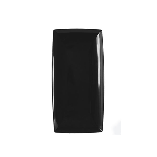 Thunder Group Rectangular Melamine Platter 13" x 6-1/2" x 1" High - Black, Case of 36