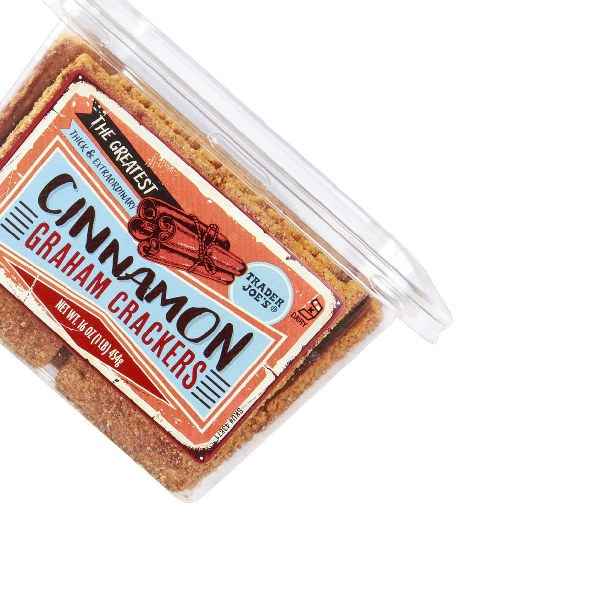 Trader Joe’s Cinnamon Graham Crackers Perfect for Snacking16 Oz