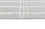 TIA 104 Area Rug - Cream/Beige Bohemian Motif, High-Low Soft-Touch Texture (3 Sizes)