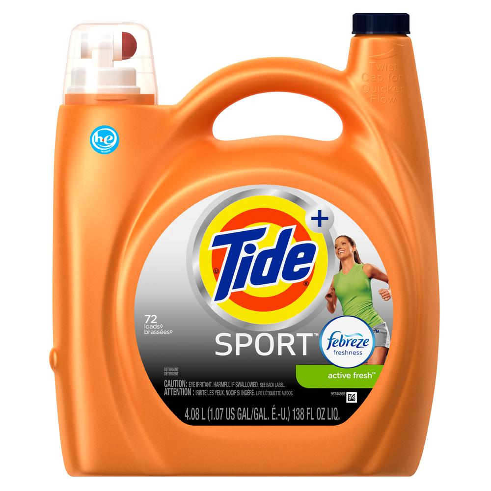 Tide Plus Febreze Sport 138 Oz