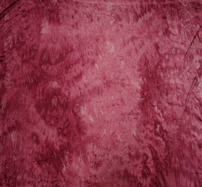 Tie Dye Crushed Velour Polyester Fabric - Burgundy Tie Dye, 58/60" Width (1 Yard)