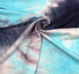Tie Dye Rayon Spandex 1D710 Navy Blue Fabric - Tie Dye, Navy Blue, 58/60" Width