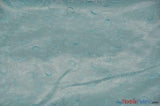 Swirl Organza Polyester Fabric - Embroidered Swirl Sheer, 52/54" Width, Multiple Colors (1 Yard)