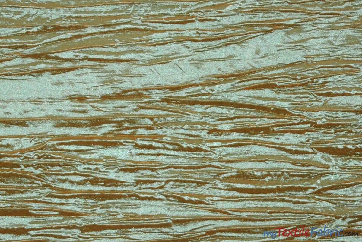 Crease Taffeta Crush Taffeta Polyester Fabric - Crushed Texture, 50/52" Width (Continuous Yards Or By Bolt)