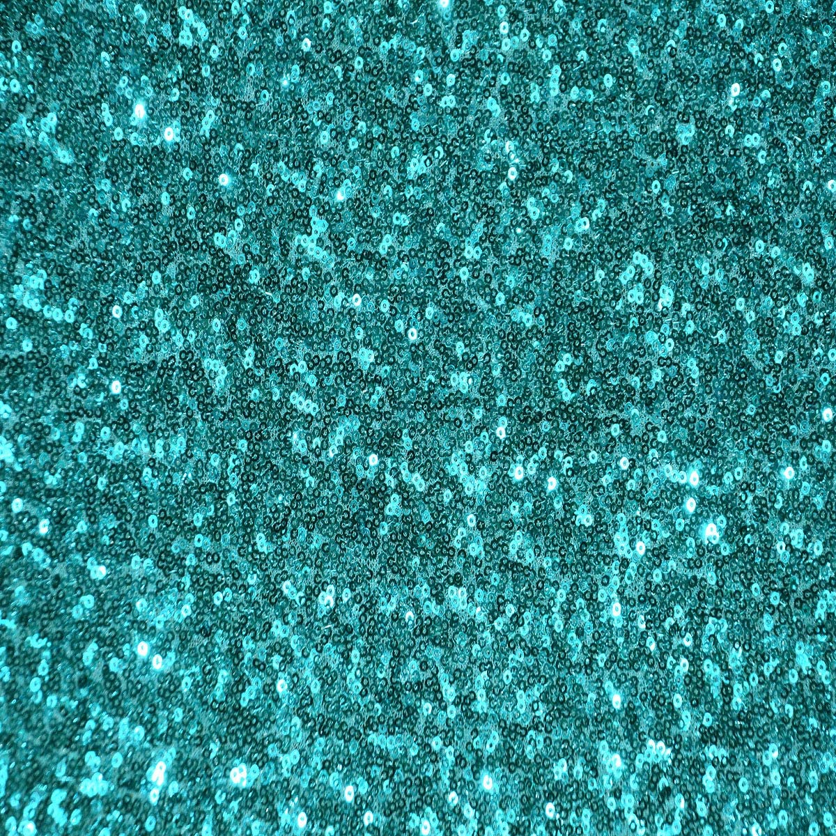 Tiffany Sequin Glitter Embroidery Fabric - Tiffany Blue, Sequins, 1 Yard