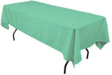Polyester Rectangular Tablecloth 60x144 Inch – Durable Reusable Table Linen for Weddings, Parties, Banquets & Events