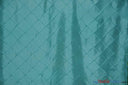 Taffeta Pintuck Fabric - 4" X 4" Diamond Pattern, 58" Width, Multiple Colors (1 Yard)
