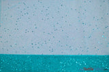 Tulle Glitter With Sequins Polyester Fabric - Glitter Embellished Sheer Tulle, Multiple Colors, 58/60" Width (1 Yard)