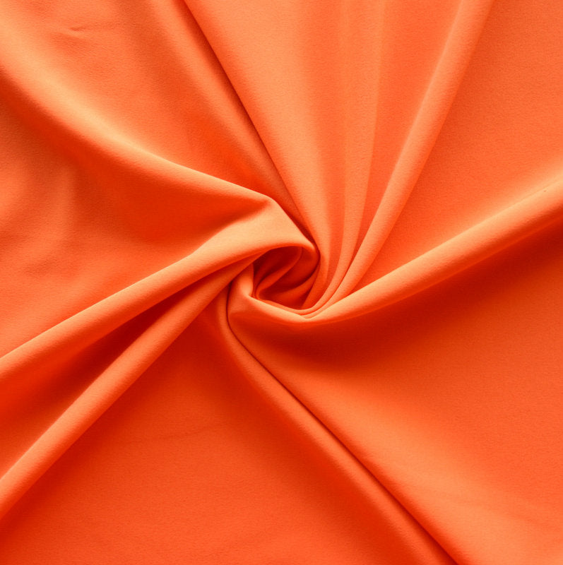 Stretch Woven Fabric Tiger Orange