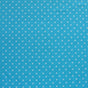 Swim Knit Tiny White Diamonds Turquoise Blue 18" Remnant