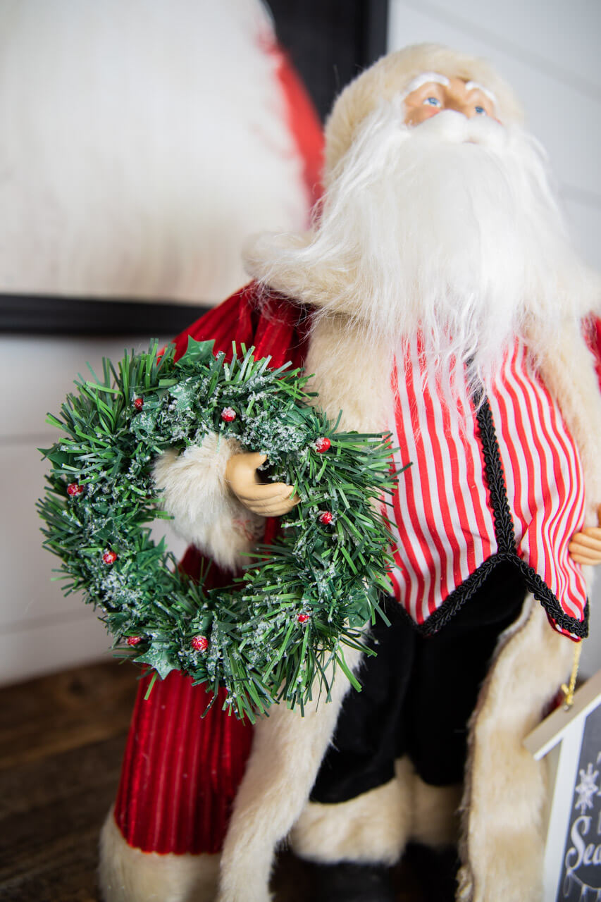 16” Santa Figure "Tis The Season" Sign