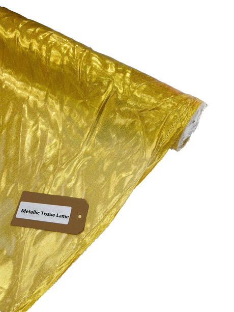 Tissue Lame Fabric - Metallic Colors, 58" Width (1 Yard)