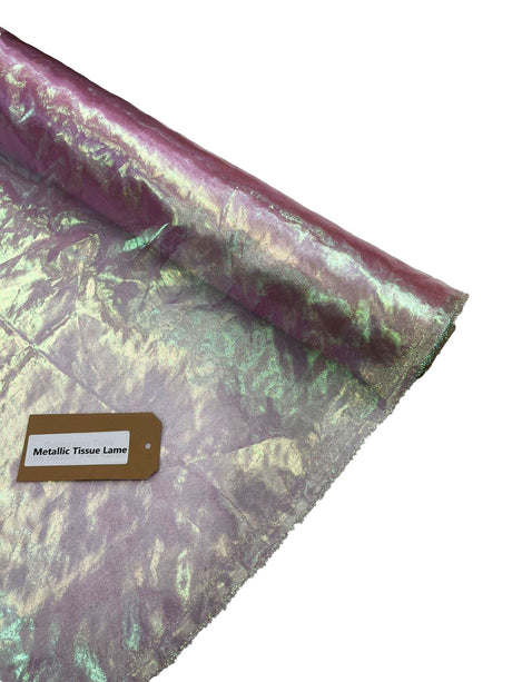 Tissue Lame Fabric - Metallic Colors, 58" Width (1 Yard)