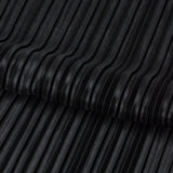Pleated Polyester Fabric Titanium