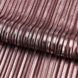 Pleated Polyester Fabric Titanium