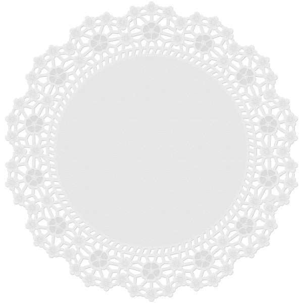 Wilton Round 12-Inch White Paper Doilies, 6-Count