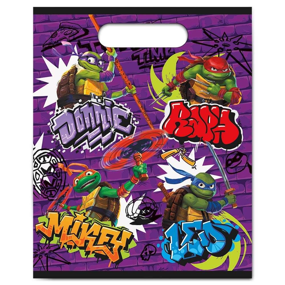 TMNT Loot Bags 8 Pack