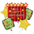 Birthday Foil Balloon Bouquet