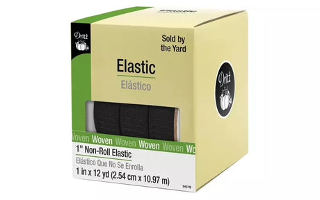 Non-Roll Woven Elastic Durable Elastic for Waistbands & Sewing Projects - Small Roll