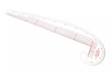 Curved Ruler 3-in-1 Flexible Plastic for Pattern Drafting - French Curve, Hip Curve & Straight Rule