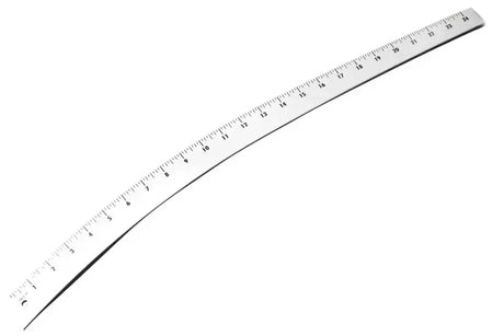 Curve Stick Aluminum Tailor's Ruler for Lapel, Skirt & Trouser Curves - 24"