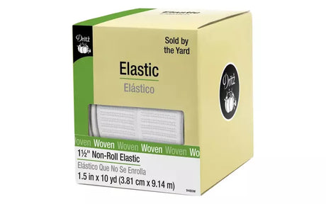 Non-Roll Woven Elastic Durable Elastic for Waistbands & Sewing Projects - Small Roll