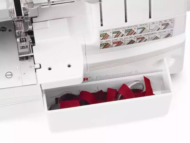 Singer Professional 5 Serger Heavy-Duty Cover Stitch Machine - 2 to 5 Threads