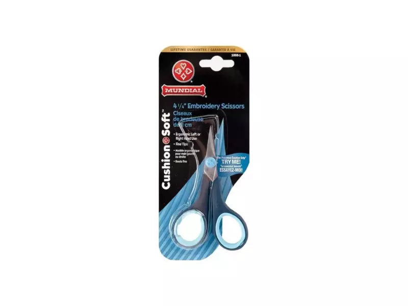 Embroidery Scissors Stainless Steel Precision Cutting for Sewing - 4 1/4"