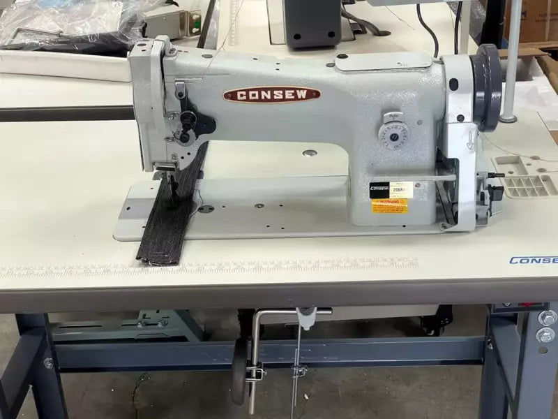 Industrial Sewing Machine Heavy-Duty Triple Feed for Upholstery - Consew 206RB-5