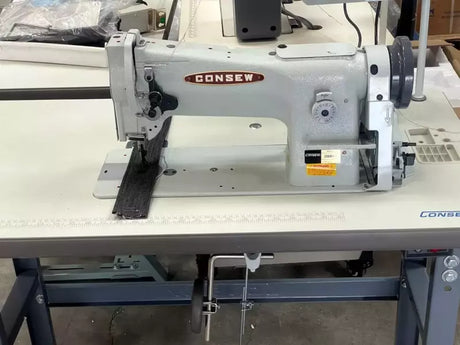 Industrial Sewing Machine Heavy-Duty Triple Feed for Upholstery - Consew 206RB-5