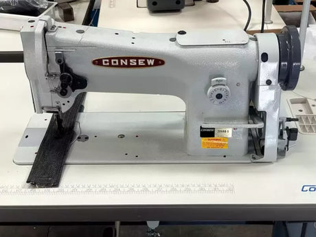 Industrial Sewing Machine Heavy-Duty Triple Feed for Upholstery - Consew 206RB-5