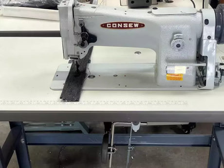 Industrial Sewing Machine Heavy-Duty Triple Feed for Upholstery - Consew 206RB-5