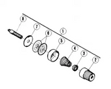 Thread Tension Complete Assembly for Pegasus Industrial Sewing Machines - 209174