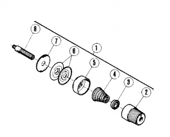 Thread Tension Complete Assembly for Pegasus Industrial Sewing Machines - 209174