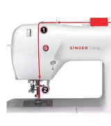 Electronic Sewing Machine Automatic Needle Threader for Quilting - Singer 8763 Curvy
