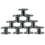 Class 15 Metal Bobbins Durable for Home Sewing Machines - 10 Pack