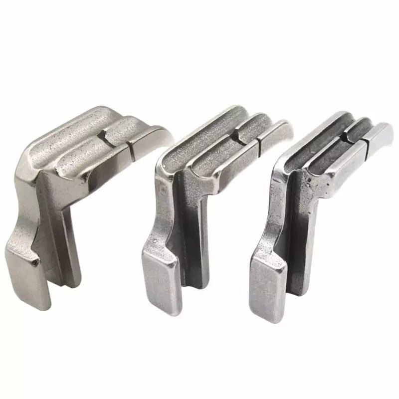 Double Welting / Piping Foot High Shank for Industrial Sewing Machines - 3.2 mm