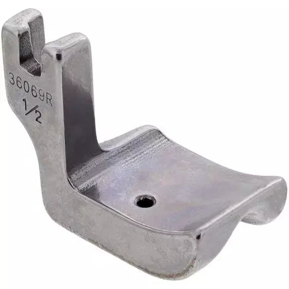 Piping Foot Metal High Shank for Right or Left Side - 1/16" to 1/2"