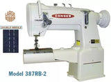 Industrial Sewing Machine Heavy-Duty 2 Needle Walking Foot - Consew 387RB-2