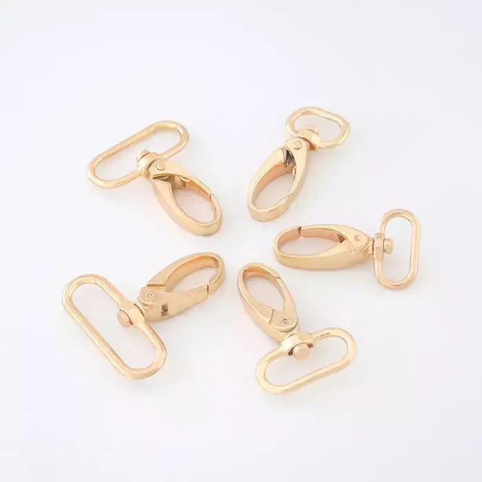 Swivel Snap Hook Alloy Hardware Durable for Bags & Purses - Egg Shaped