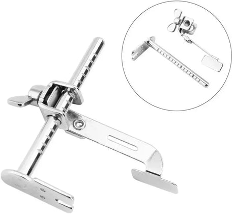 Seam Guide Adjustable Metal Precision for Industrial Single Needle Sewing Machine