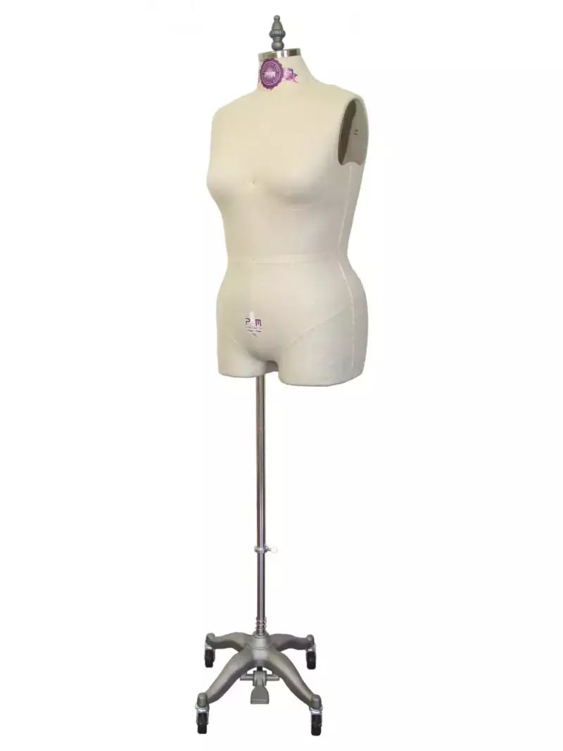 Dress Form Women Plus Size Half Body with Legs - Collapsible Shoulder