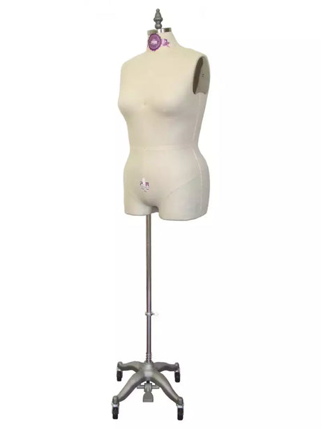 Dress Form Women Plus Size Half Body with Legs - Collapsible Shoulder