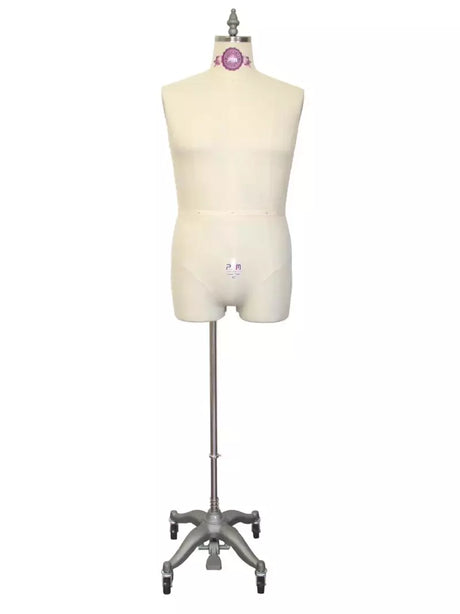 Men's Dress Form with Legs Linen Heavy-Duty for Draping - Sizes 36-42