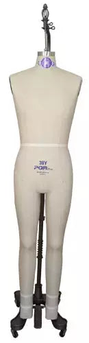 Dress Form Full Body Linen Pinnable for Young Men Draping - 608Y