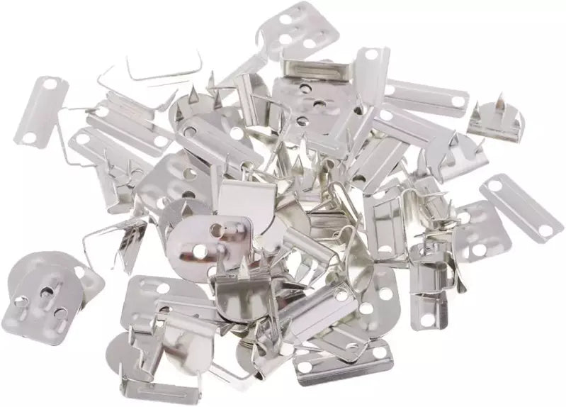 Hook and Bar Waistband Fasteners Metal No-Sew Closure for Garments - 4 Parts