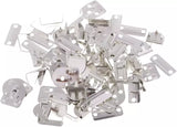Hook and Bar Waistband Fasteners Metal No-Sew Closure for Garments - 4 Parts