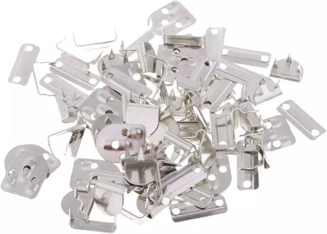 Hook and Bar Waistband Fasteners Metal No-Sew Closure for Garments - 4 Parts