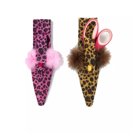 Scissor Holster Assorted Animal Prints for Belt Wear - 8 in